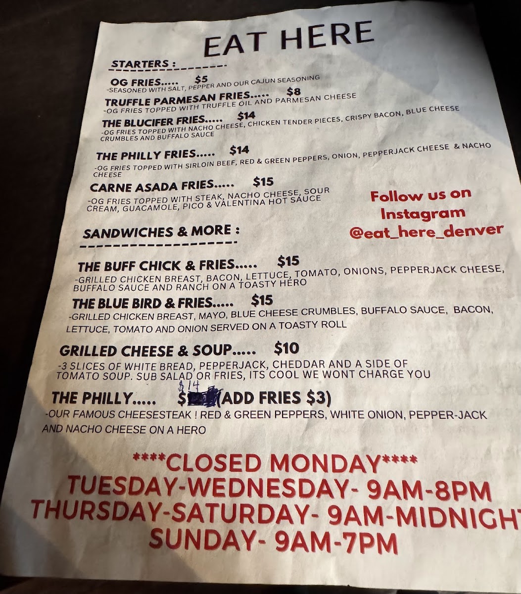 Eat Here Menu - Image 3