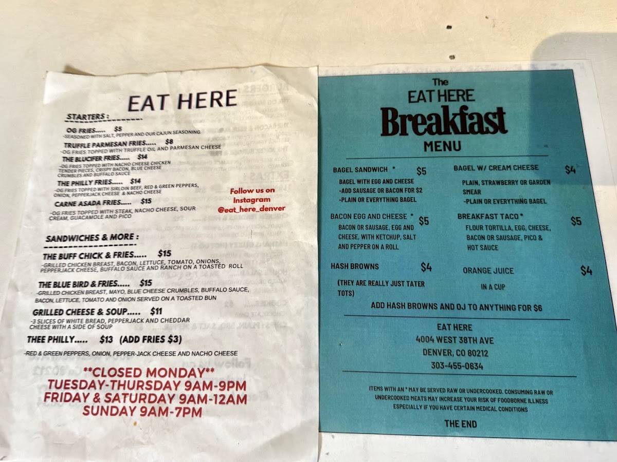 Eat Here Menu - Image 5