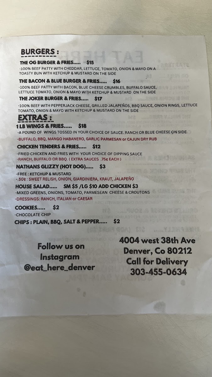 Eat Here Menu - Image 6